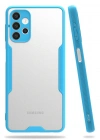 Newface Samsung Galaxy A52 Kılıf Platin Silikon - Mavi