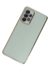 Newface Samsung Galaxy A52 Kılıf Volet Silikon - Açık Yeşil
