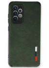 Newface Samsung Galaxy A53 5G Kılıf Loop Deri Silikon - Yeşil
