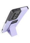 Newface Samsung Galaxy A53 5G Kılıf Mega Standlı Silikon - Lila