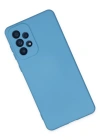 Newface Samsung Galaxy A53 5G Kılıf Nano içi Kadife Silikon - Mavi