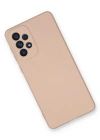Newface Samsung Galaxy A53 5G Kılıf Nano içi Kadife Silikon - Pudra