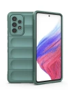 Newface Samsung Galaxy A53 5G Kılıf Optimum Silikon - Koyu Yeşil