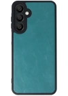 Newface Samsung Galaxy A55 5G Kılıf Aras Deri Kapak - Açık Yeşil