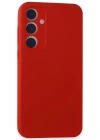 Newface Samsung Galaxy A55 5G Kılıf First Silikon - Kırmızı