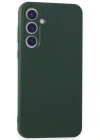 Newface Samsung Galaxy A55 5G Kılıf First Silikon - Koyu Yeşil