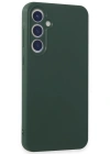 Newface Samsung Galaxy A55 5G Kılıf First Silikon - Koyu Yeşil