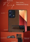 Newface Samsung Galaxy A56 Kılıf Flip Cover - Kırmızı