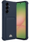 Newface Samsung Galaxy A56 Kılıf Kelvin Kartvizitli Silikon - Lacivert