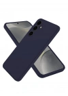 Newface Samsung Galaxy A56 Kılıf Nano içi Kadife Silikon - Lacivert