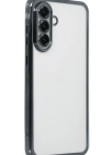 Newface Samsung Galaxy A56 Kılıf Razer Lensli Silikon - Siyah