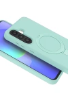 Newface Samsung Galaxy A56 Regal Magsafe Standlı Kapak - Su Yeşili
