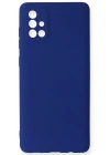 Newface Samsung Galaxy A71 Kılıf First Silikon - Lacivert