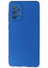 Newface Samsung Galaxy A72 Kılıf First Silikon - Mavi