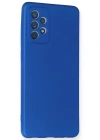 Newface Samsung Galaxy A72 Kılıf First Silikon - Mavi