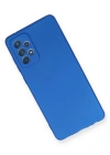 Newface Samsung Galaxy A72 Kılıf First Silikon - Mavi