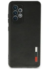 Newface Samsung Galaxy A72 Kılıf Loop Deri Silikon - Siyah