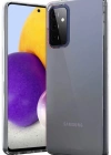 Newface Samsung Galaxy A72 Kılıf Lüx Şeffaf Silikon