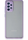 Newface Samsung Galaxy A72 Kılıf Montreal Silikon Kapak - Mor