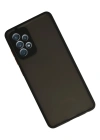 Newface Samsung Galaxy A72 Kılıf Montreal Silikon Kapak - Siyah