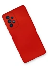 Newface Samsung Galaxy A73 5G Kılıf Nano içi Kadife Silikon - Kırmızı
