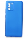 Newface Samsung Galaxy A91 / S10 Lite Kılıf First Silikon - Mavi