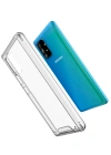 Newface Samsung Galaxy A91 / S10 Lite Kılıf Lüx Şeffaf Silikon