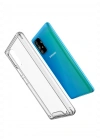 Newface Samsung Galaxy A91 / S10 Lite Kılıf Lüx Şeffaf Silikon