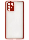 Newface Samsung Galaxy A91 / S10 Lite Kılıf Montreal Silikon Kapak - Kırmızı