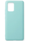 Newface Samsung Galaxy A91 / S10 Lite Kılıf Nano içi Kadife Silikon - Turkuaz