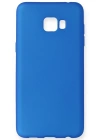 Newface Samsung Galaxy C7 Pro Kılıf First Silikon - Mavi