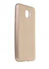 Newface Samsung Galaxy J4 Kılıf First Silikon - Gold