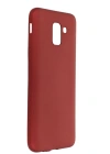 Newface Samsung Galaxy J6 Kılıf First Silikon - Bordo
