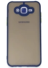 Newface Samsung Galaxy J7 Kılıf Montreal Silikon Kapak - Lacivert