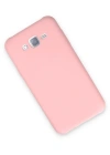 Newface Samsung Galaxy J7 Kılıf Nano içi Kadife Silikon - Pudra
