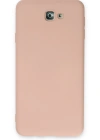 Newface Samsung Galaxy J7 Prime Kılıf Nano içi Kadife Silikon - Pudra