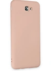 Newface Samsung Galaxy J7 Prime Kılıf Nano içi Kadife Silikon - Pudra