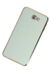 Newface Samsung Galaxy J7 Prime Kılıf Volet Silikon - Açık Yeşil