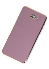 Newface Samsung Galaxy J7 Prime Kılıf Volet Silikon - Mor