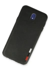 Newface Samsung Galaxy J7 Pro / J730 Kılıf Loop Deri Silikon - Siyah