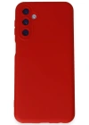 Newface Samsung Galaxy M14 5G Kılıf Nano içi Kadife Silikon - Kırmızı