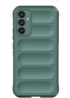 Newface Samsung Galaxy M14 5G Kılıf Optimum Silikon - Koyu Yeşil