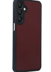 Newface Samsung Galaxy M15 Kılıf Aras Deri Kapak - Bordo