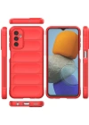 Newface Samsung Galaxy M23 Kılıf Optimum Silikon - Kırmızı
