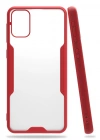 Newface Samsung Galaxy M31 Kılıf Platin Silikon - Kırmızı