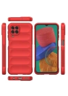 Newface Samsung Galaxy M33 Kılıf Optimum Silikon - Kırmızı