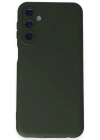 Newface Samsung Galaxy M34 5G Kılıf Nano içi Kadife Silikon - Koyu Yeşil