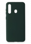 Newface Samsung Galaxy M40 Kılıf Nano içi Kadife Silikon - Koyu Yeşil