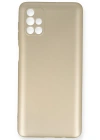 Newface Samsung Galaxy M51 Kılıf First Silikon - Gold