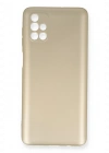 Newface Samsung Galaxy M51 Kılıf First Silikon - Gold